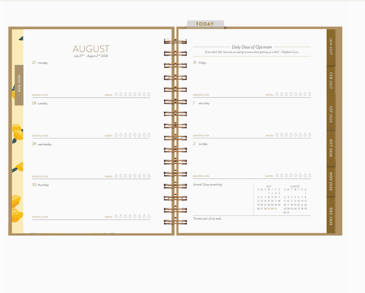 Seedlings 2026-2027 Seedlings 17 Month Planner