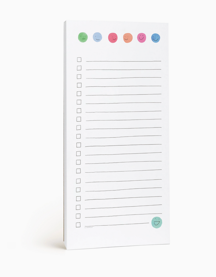 E. Frances Paper Studio Happy Dots Market Notepad