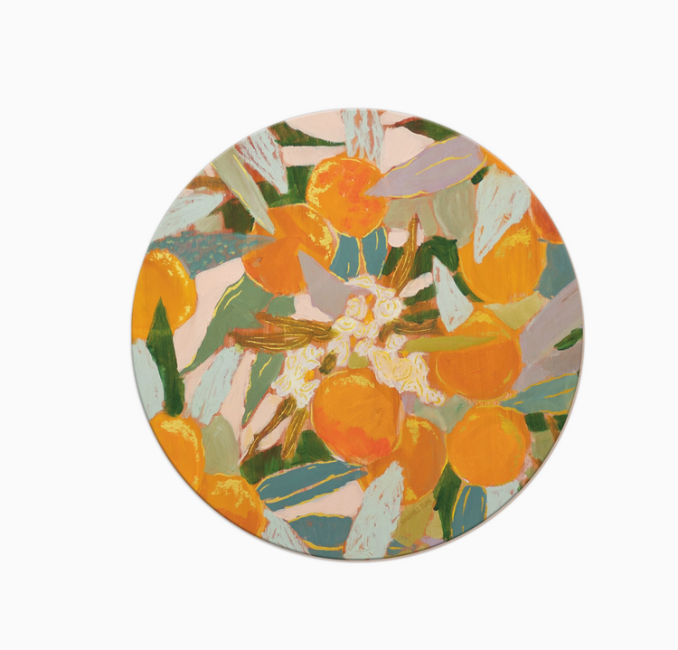 Seedlings Orange Blossoms Coaster