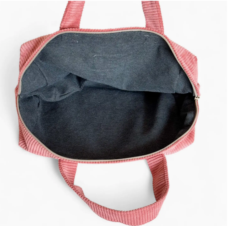 DE LA MUR LINE Extra Large Makeup Bag Coral