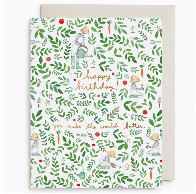 E. Frances Paper Studio Gardener Birthday