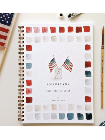 emily lex studio Americana Watercolor Workbook