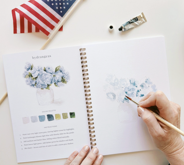 emily lex studio Americana Watercolor Workbook