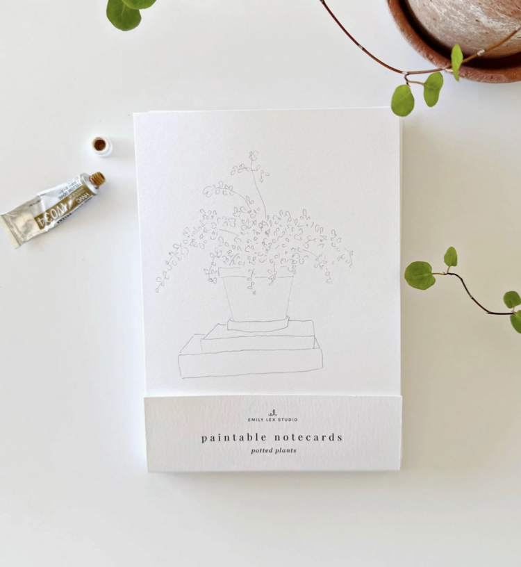emily lex studio Plant Notecard Set