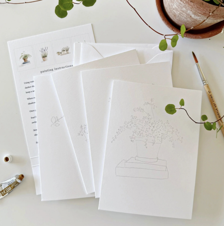 emily lex studio Plant Notecard Set