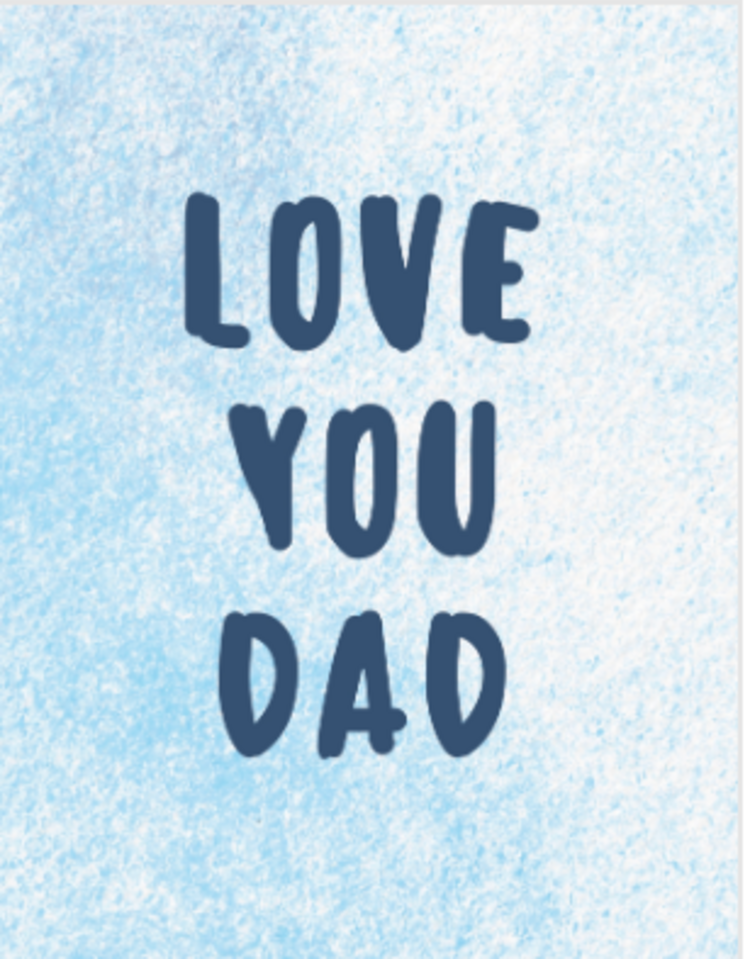 Sweet Paper Custom Love  You Dad