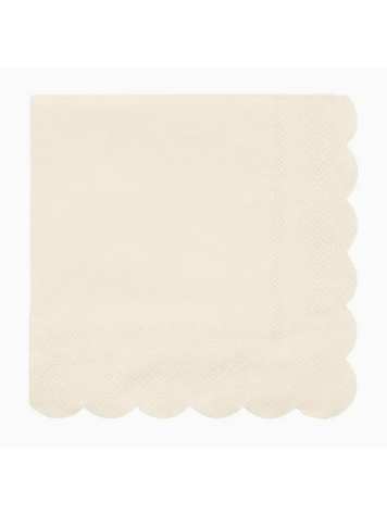 Meri Meri Small Cream Paper Napkins