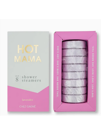 Chez Gagne Letterpress Hot Mama Shower Steamers