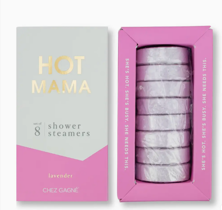Chez Gagne Letterpress Hot Mama Shower Steamers