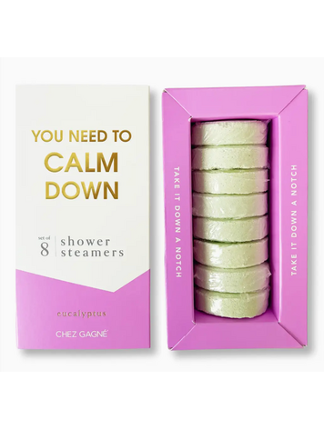 Chez Gagne Letterpress You Need To Calm Down Shower Steamers