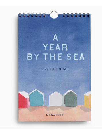 E. Frances Paper Studio A Year By the Sea Little Wall Calendar 2027