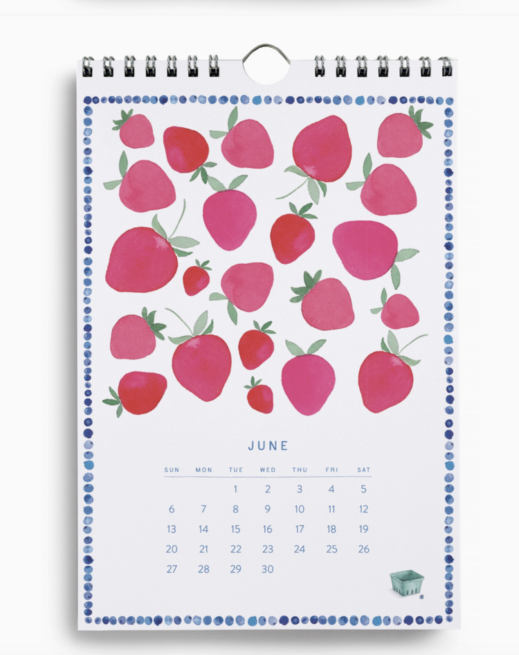E. Frances Paper Studio A Year in the Garden Little Wall Calendar 2027