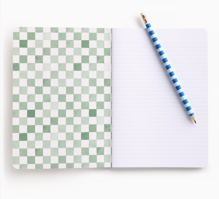 E. Frances Paper Studio Apple A Day Set of Two Stitched Notebooks