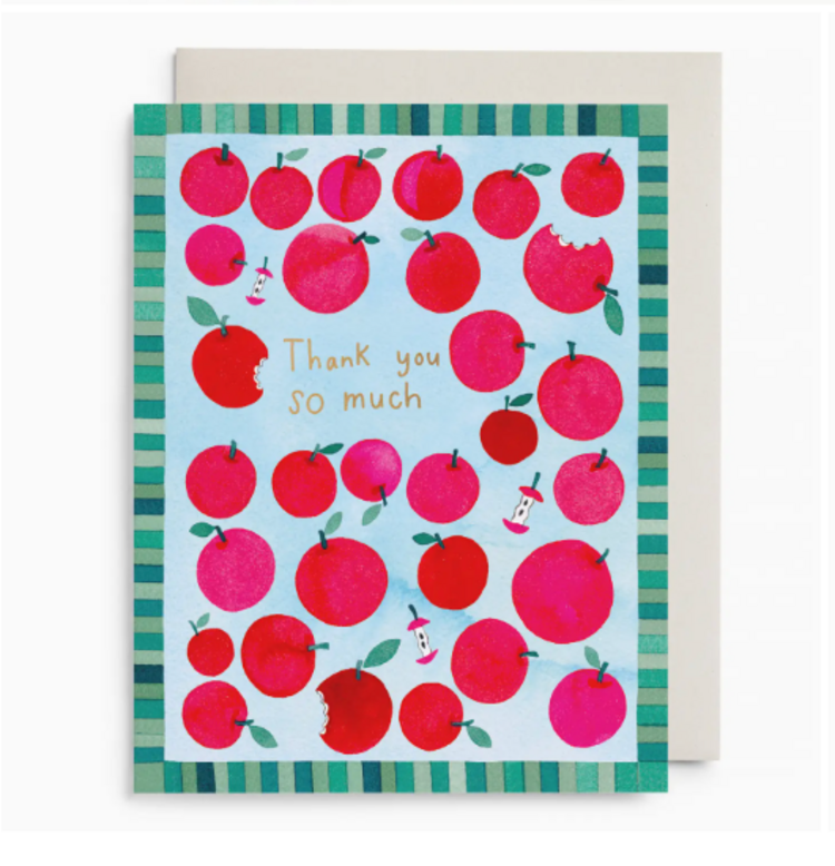 E. Frances Paper Studio Apple A Day Thank You Boxed Card Set