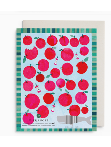 E. Frances Paper Studio Apple A Day Thank You