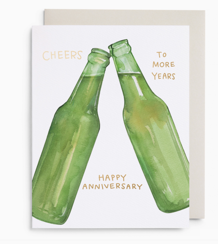E. Frances Paper Studio Beer Cheers Anniversary