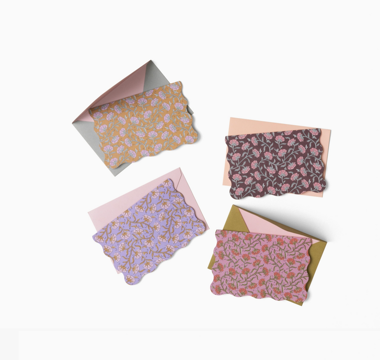 Designworks Ink Vintage Floral Notecards - Set of 16 Assorted