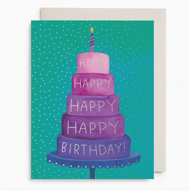 E. Frances Paper Studio Birthday Layer Cake