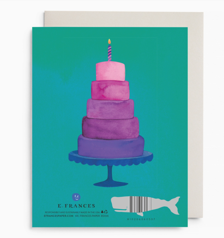 E. Frances Paper Studio Birthday Layer Cake