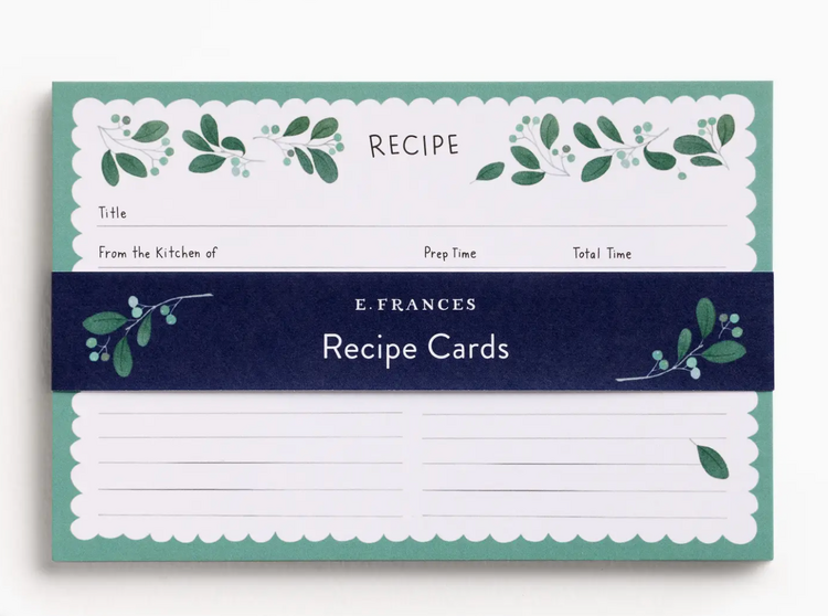 E. Frances Paper Studio Chirps and Cheers Recipe Cards
