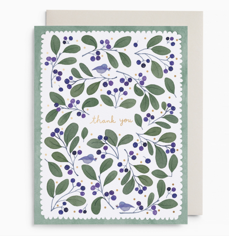 E. Frances Paper Studio Chirps and Cheers Thank You