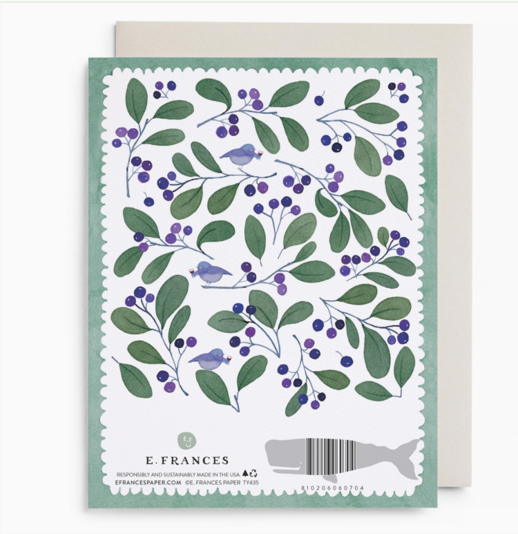 E. Frances Paper Studio Chirps and Cheers Thank You
