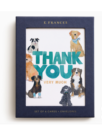 E. Frances Paper Studio Doggy Thank You Boxed Card Set