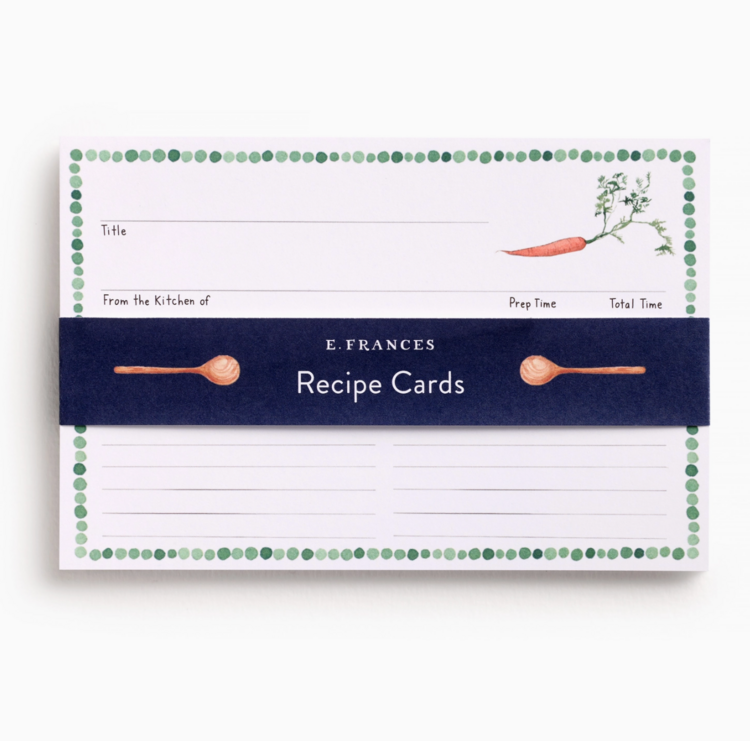 E. Frances Paper Studio Farm To Table Recipe Card Set