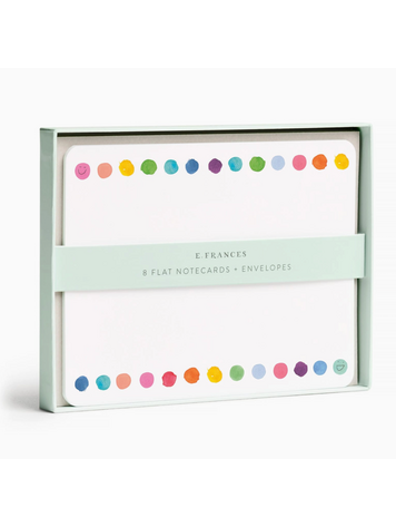 E. Frances Paper Studio Happy Dots Flat Note Set