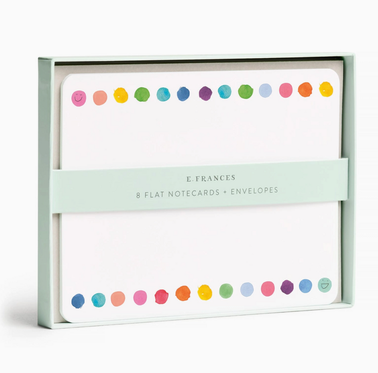 E. Frances Paper Studio Happy Dots Flat Note Set
