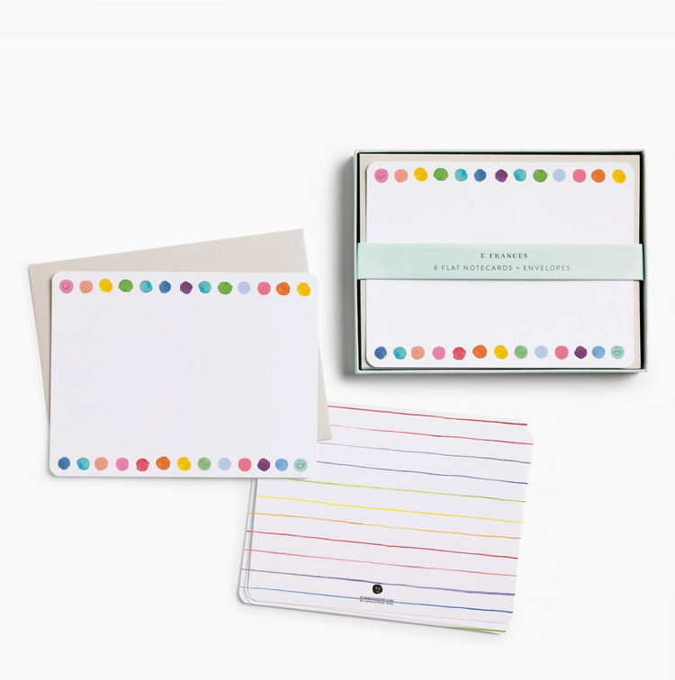 E. Frances Paper Studio Happy Dots Flat Note Set