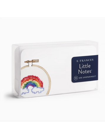 E. Frances Paper Studio Rainbow Cross Stitch Little Notes®