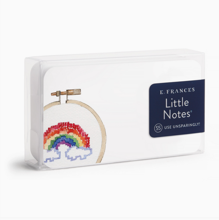 E. Frances Paper Studio Rainbow Cross Stitch Little Notes®