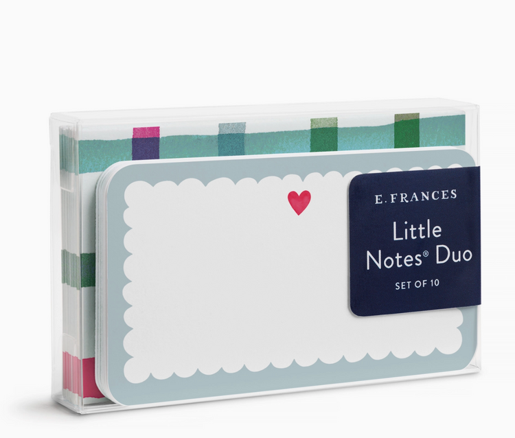 E. Frances Paper Studio Scalloped Heart Little Notes® Duo Set