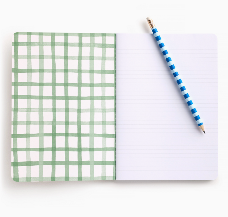 E. Frances Paper Studio Through the Woods Set of Two Stitched Notebooks Journals