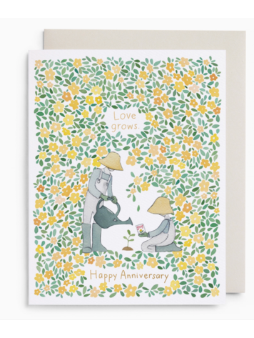 E. Frances Paper Studio Yellow Garden Anniversary