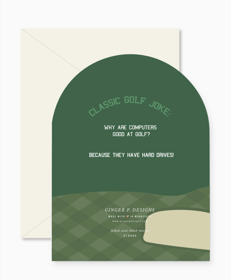 Ginger P. Designs Time To Par-Tee Golf