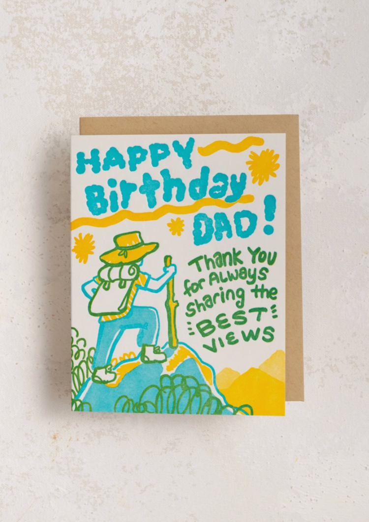 Folio Press & Paperie Best Views Birthday Dad