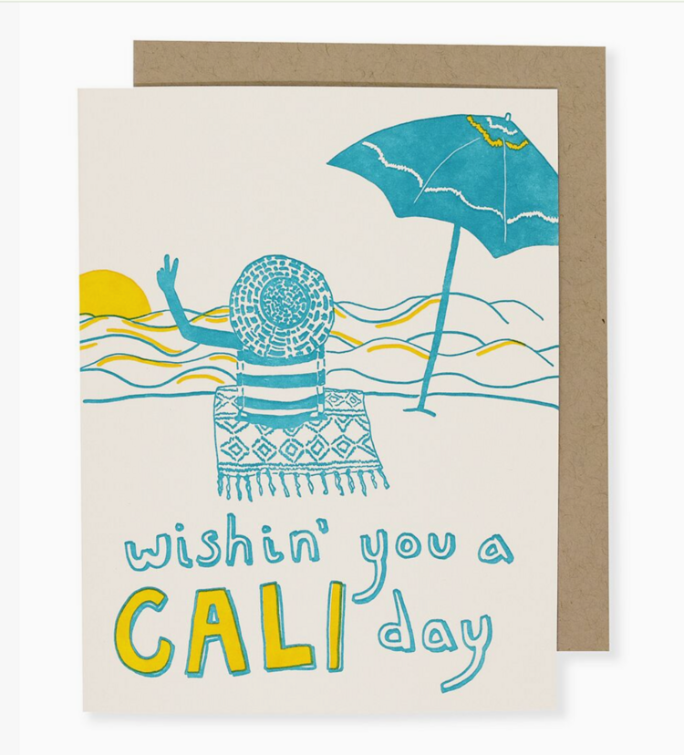 Folio Press & Paperie Wishin' You A Cali Day Card