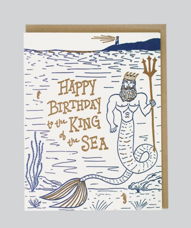 Folio Press & Paperie The King Of The Sea