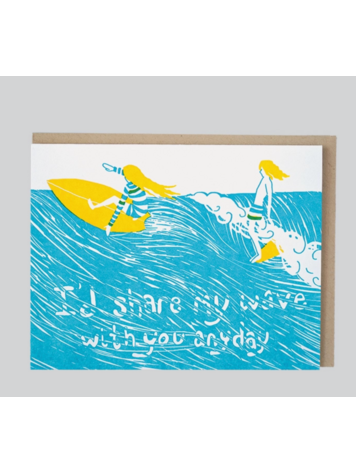 Folio Press & Paperie Share My Wave With You