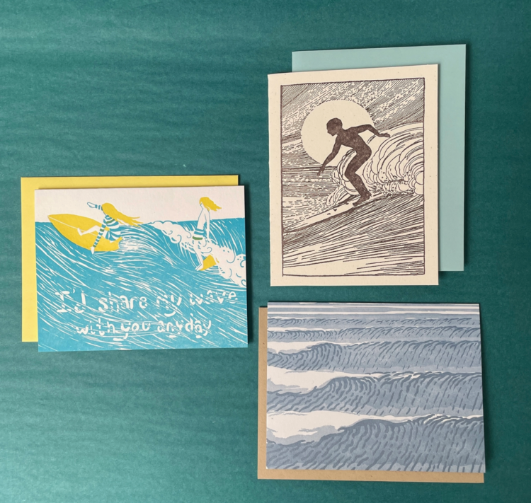 Folio Press & Paperie Share My Wave With You