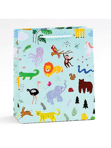 Paper Source Jungle Animals Bag , Small