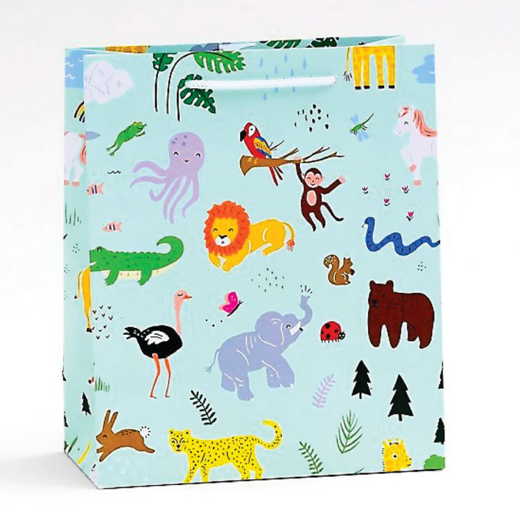 Paper Source Jungle Animals Bag , Small