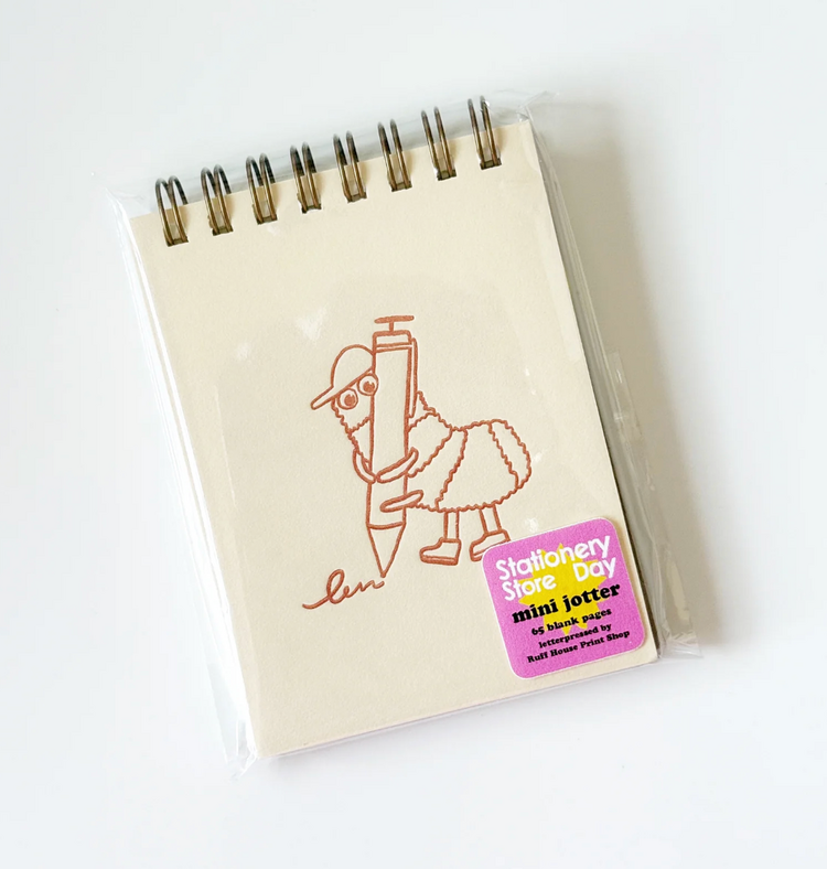 Stationery Store Day Scribble Bug Mini Notebook