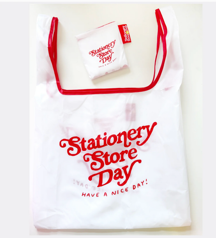 Stationery Store Day Have A Nice Day Reusable Foldable Tote