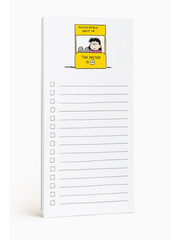 E. Frances Paper Studio X Peanuts® Lucy Market List Notepad