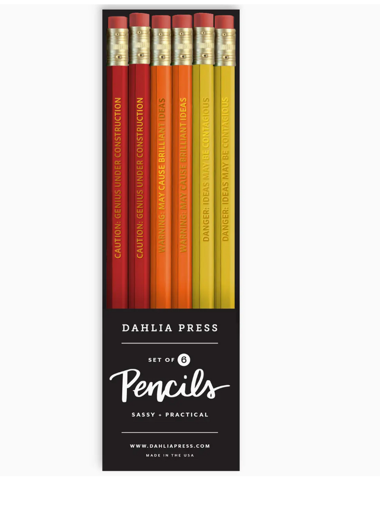 Dahlia Press Production Pencils - Set of 6 Pencils