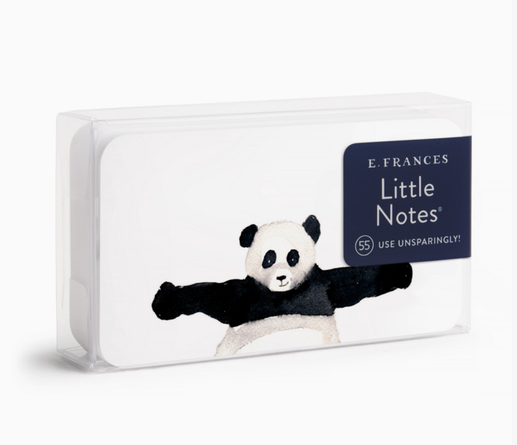 E. Frances Paper Studio Panda Hug Little Notes