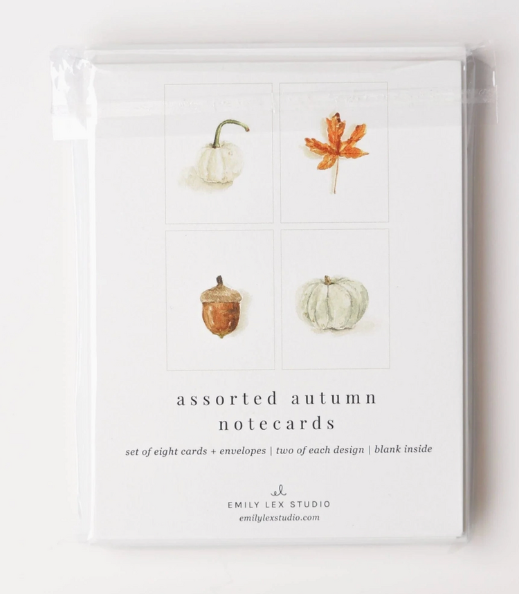 emily lex studio Autumn Assorted Notecard Set